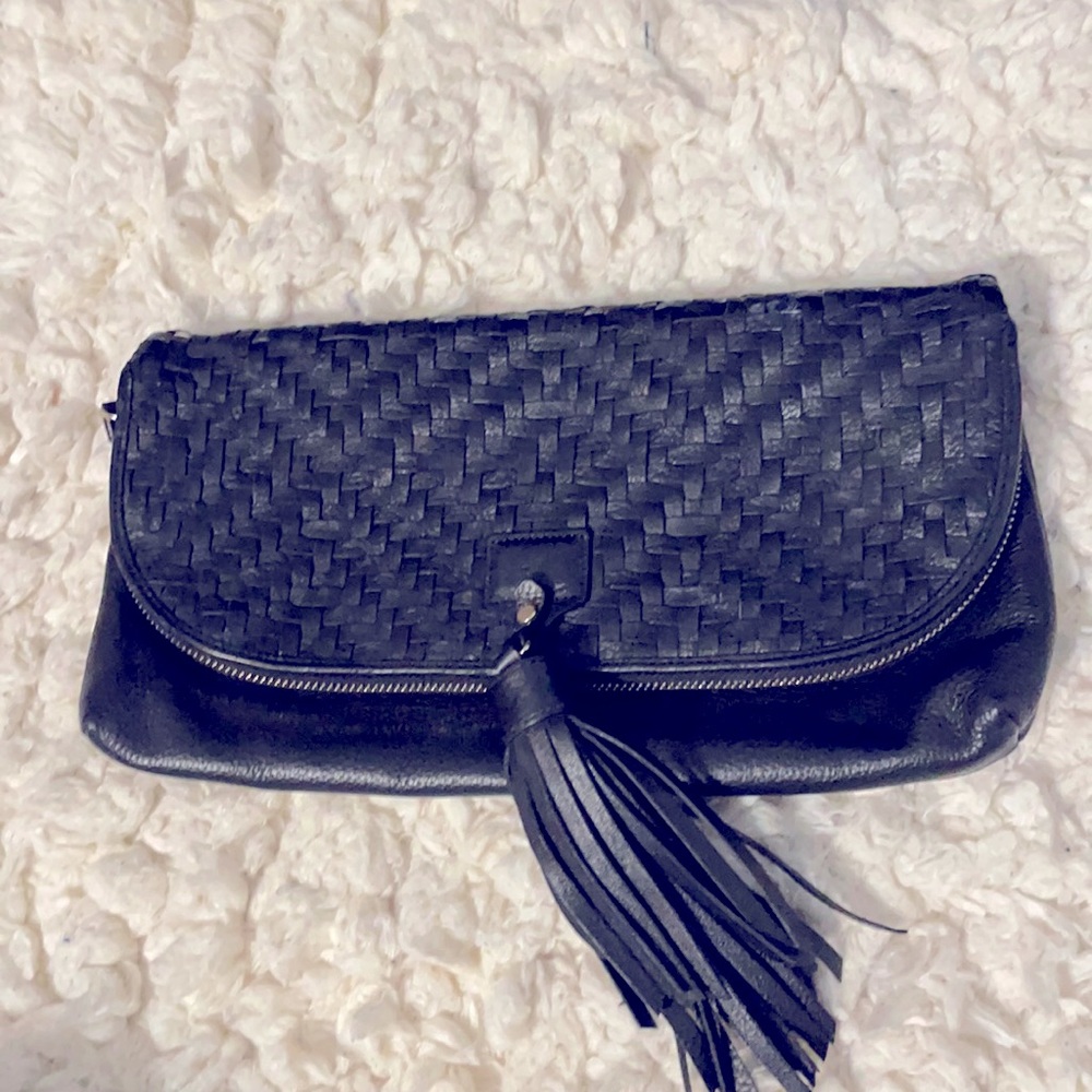Cole Haan Skylar woven clutch
